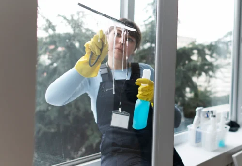 Nettoyage de vitres intérieures et extérieures à Saint-Germain-du-Bois